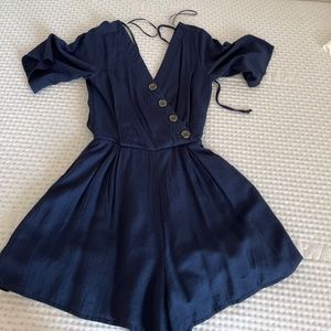 Francesca’s Mi Ami Navy Romper